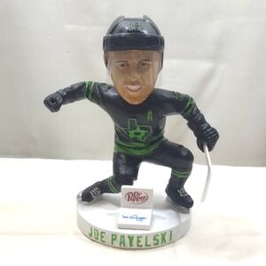 Dallas Stars Joe Pavelski Bobblehead NHL Blackout Jersey Dr Pepper Kroger SGA